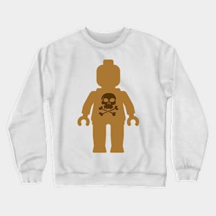 Minifig with Skull Design Crewneck Sweatshirt